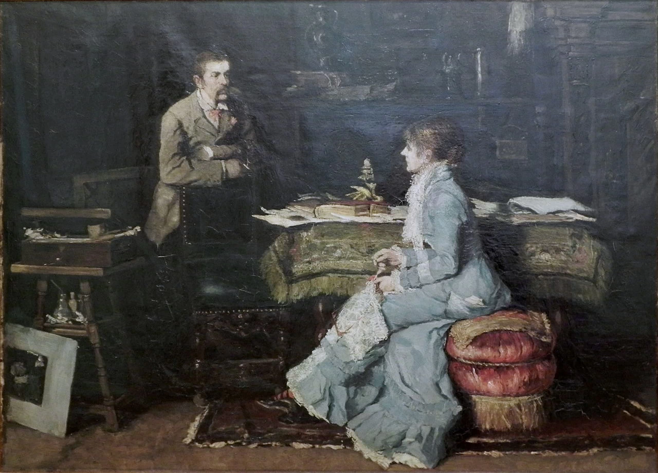 Monolocale con moglie, 1881